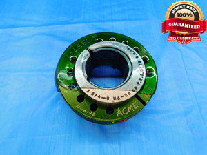 1 3/4 8 NA 2G ACME THREAD RING GAGE 1.75 1.750 1.7500 GO ONLY P.D. = 1.6770 - DW19314BX2
