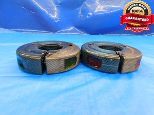 1 3/8 12 ACME 2G THREAD RING GAGES 1.375 GO NO GO P.D.'S = 1.3239 & 1.3082 CHECK - DW19358CD2