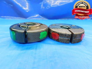 7/8 10 NS 2A THREAD RING GAGES .875 .8750 GO NO GO P.D.'S = .8082 & .8022 UNS-2A - DW19354CD2