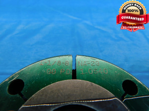 1 1/8 8 NA 2G ACME THREAD RING GAGES 1.125 GO NO GO P.D.'S = 1.0540 & 1.0370 - DW18976BX2