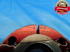 1" 6 STUB ACME LEFT HAND THREAD RING GAGES 1.0 GO NO GO P.D.'S = .9420 & .9235 - DW18998BX2