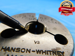 5/8 18 NF 2 THREAD RING GAGE .625 .6250 NO GO ONLY P.D. = .5848 UNF-2 CHECK - DW19040RD