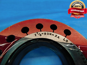 1 7/8 8 UN 2A THREAD RING GAGES 1.875 1.8750 GO NO GO P.D.'S = 1.7915 & 1.7838 - DW19013BX2