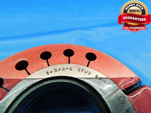 1 5/8 6 STUB ACME 2G THREAD RING GAGES 1.625 GO NO GO P.D.'S = 1.5648 & 1.5449 - DW19017BX2