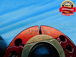 1" 8 NA 2G ACME THREAD RING GAGES 1.0 1.00 1.000 GO NO GO P.D.'S = .9295 & .9129 - DW19027BX2