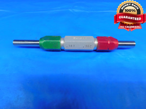.3430 & .3620 PIN PLUG GAGE GO NO GO .3438 -.0008 UNDERSIZE 11/32 9 mm .343 .362 - CE0047BB2