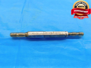 8 32 UNC 2A HILO SET THREAD PLUG GAGE #8 .164 GO NO GO P.D.'S = .1428 & .1399 - DW19424LVR