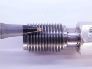 M16 X 1.5 6H METRIC THREAD PLUG GAGE 16 GO NO GO P.D.'S = .5916 & .5990 CHECK - DW19442CD2