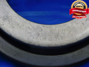 2.7140 CL Y MASTER PLAIN BORE RING GAGE 2.7188 -.0048 2 23/32 69 mm 2.714 - CE0112CD2