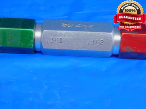 .3610 & .3620 PIN PLUG GAGE GO NO GO .3594 +.0016 UNDERSIZE 23/64 9 mm .361 .362 - CE0128BB2