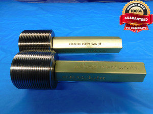 2 1/4 10 UNS 2A LEFT HAND SET THREAD PLUG GAGE 2.25 GO NO GO = 2.1830 & 2.1765 - DW19486BX2