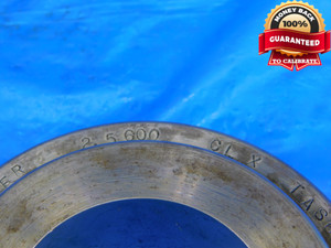 2.5600 CL X MASTER PLAIN BORE RING GAGE 2.5625 -.0025 2 9/16 65 mm 2.560 - CE0226CD2
