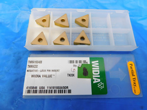 6PCS WIDIA TNMA332 TNMA160408 TN20K TiN COATED CARBIDE INSERTS USA MADE - MB12158BW2