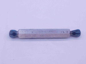 1/8 27 ANPT L1 & L3 PIPE THREAD PLUG GAGE .125 .1250 A.N.P.T. AERONAUTICAL TAPER - DW19893RD