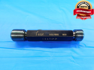 1" 10 BSF BSI FREE SCREW CALIPER SET THREAD PLUG GAGE 1.0 1.00 GO AND NO GO - DW19948CE2