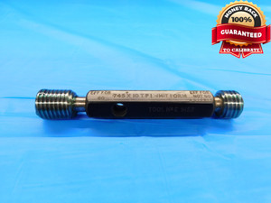 .745 10 WHIT FORM 55 DEG BSI FREE SCREW CALIPER SET THREAD PLUG GAGE GO & NO GO - DW19959CE2