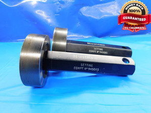 3 3/8 16 UNS 2A SET THREAD PLUG GAGE 3.375 GO NO GO P.D.'S = 3.3327 & 3.3269 2B - DW19960CE2