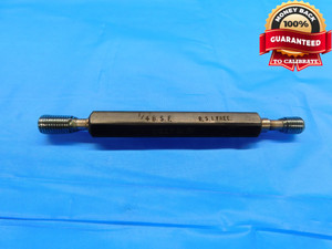 1/4 26 BSF BSI FREE SCREW CALIPER SET THREAD PLUG GAGE .25 .250 GO AND NO GO - DW19992CE2