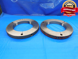 5 7/8 16 UNJ 3A BEFORE PLATE THREAD RING GAGES 5.875 GO NO GO = 5.8334 & 5.8291 - DW20180CJ2