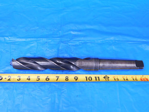 RED SHIELD 1 7/16 O.D. HSS TWIST DRILL BIT MORSE TAPER #4 SHANK 1.4375 MT4 - MB12345CK2