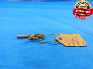 8 32 NC SPECIAL THREAD PLUG GAGE #8 .164 GO ONLY P.D. = .1458 CHECK - DW20318LVR