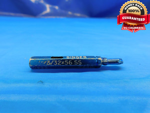 3/32 56 SS THREAD PLUG GAGE .0937 NO GO ONLY P.D. = .0840 INSPECTION CHECK - DW20532LVR