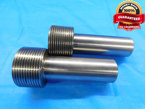 SHOP MADE 1 5/8 12 THREAD PLUG GAGE 1.625 1.6250 GO AND NO GO INSPECTION CHECK - DW20587CQ2