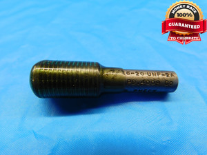 7/16 20 UNF 2A SPECIAL SET THREAD PLUG GAGE .4375 GO ONLY P.D. = .4009 - DW20744LVR