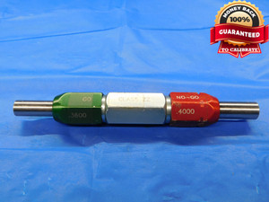 .3600 & .4000 CL ZZ PIN PLUG GAGE GO NO GO .3594 +.0006 23/64 9 mm .360 .400 - MC0016BB2