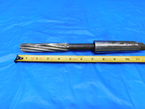 MIDWEST 27/32" O.D. HSS REAMER MORSE TAPER #4 SHANK SPIRAL 8 FLUTE MT4 - PJ0131CG2