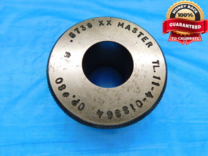.8739 CLASS XX MASTER PLAIN BORE RING GAGE .8750 -.0011 UNDERSIZE 7/8 22 mm - DW20991AP1