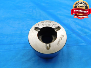 31.590 CLASS XX METRIC PIN PLUG GAGE 31.500 +.090 OVERSIZE 31.5 mm 1.2437 31.59 - DW21029LVR