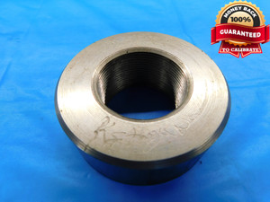 SHOP MADE M38 X 1.5 SOLID THREAD RING GAGE 38 METRIC INSPECTION CHECK - DW21126CD2
