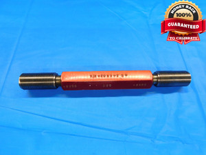 5/8 20 NS 2 LEFT HAND SET THREAD PLUG GAGE .625 GO NO GO P.D.'S = .5925 & .5884 - DW19932RD