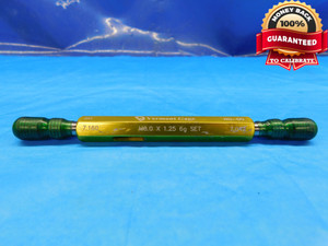 M8 X 1.25 6g HILO VERMONT SET THREAD PLUG GAGE 8 GO NO GO P.D.'S = 7.160 & 7.042 - DW21496CP2