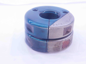 1 1/8 12 UNF 3A THREAD RING GAGES 1.125 1.1250 GO NO GO P.D.'S = 1.0709 & 1.0664 - DW21514RD