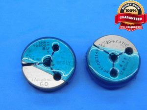 1/4 20 NC 3 THREAD RING GAGES .25 .250 GO NO GO P.D.'S = .2175 & .2140 UNC-3 - DW21601RD