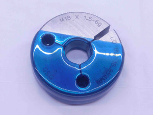 M18 X 1.5 6g METRIC THREAD RING GAGE 18 NO GO ONLY P.D. = 16.854 INSPECTION - DW21952RD
