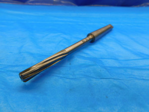 L&I 19/64 O.D. HSS REAMER MORSE TAPER #1 SHANK SPIRAL 6 FLUTE MT1 .2968 TOOLING - DW21765CG2