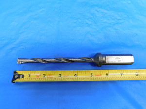 AMEC 13/32 O.D. INDEXABLE INSERT SPADE DRILL #Y T-A EXFNG 3/4" SHANK 2 FL .40625 - MH3133LVR