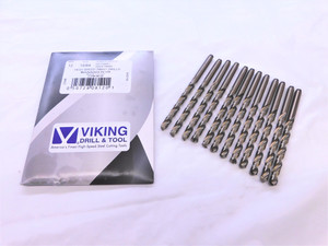 12PCS VIKING 15/64 O.D. COBALT JOBBER LENGTH TWIST DRILL BIT 08120 .2343 - VDT-MS6660