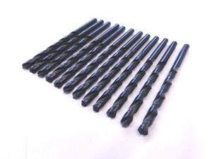12PCS VIKING 15/64 O.D. BLACK OXIDE HSS JOBBER LENGTH DRILL BIT 05950 .2343 - VDT-MS6661