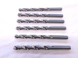 6PCS VIKING 23/64 O.D. HSS JOBBER LENGTH TWIST DRILL BIT 16970 3 1/2 LOC .3593 - VDT-MS6680