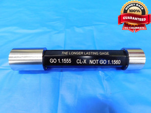 1.1555 & 1.1560 CL X PIN PLUG GAGE GO NO GO 1.1563 -.0003 1 5/32 29.350 1.156 - BS0003RD