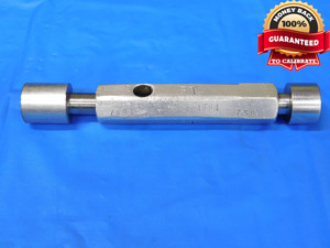 .7490 & .7580 PIN PLUG GAGE GO NO GO .7500 -.0010 UNDERSIZE 3/4 19 mm .749 .758 - BS0025RD