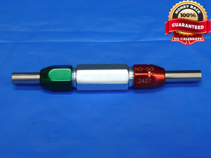 .3407 & .3437 PIN PLUG GAGE GO NO GO .3438 -.0001 UNDERSIZE 11/32 8.730 mm - BS0067RD