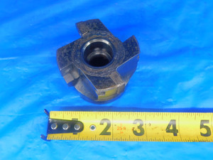 SECO 2 1/2 O.D. FACE MILL R220.69-02.50-15H 1" PILOT 3/8 KEY HOLDS 4 INSERTS - TH0486CP2