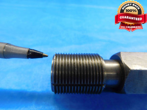 7/8 18 NS 3 THREAD PLUG GAGE .875 .8750 GO NO GO P.D.'S = .8390 & .8455 CHECK - DW22211LVR