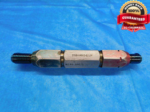 7/16 14 NC 2 LEFT HAND THREAD PLUG GAGE .4375 GO NO GO P.D.'S = .3911 & .3960 - DW22275LVR
