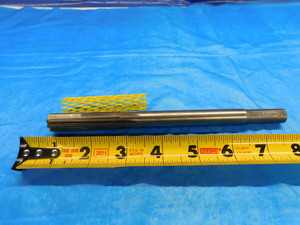 YANKEE 0.6094 O.D. HSS CHUCKING REAMER 8 FLUTE .6094 39/64 .6250 -.0156 USA - DW22485AG3